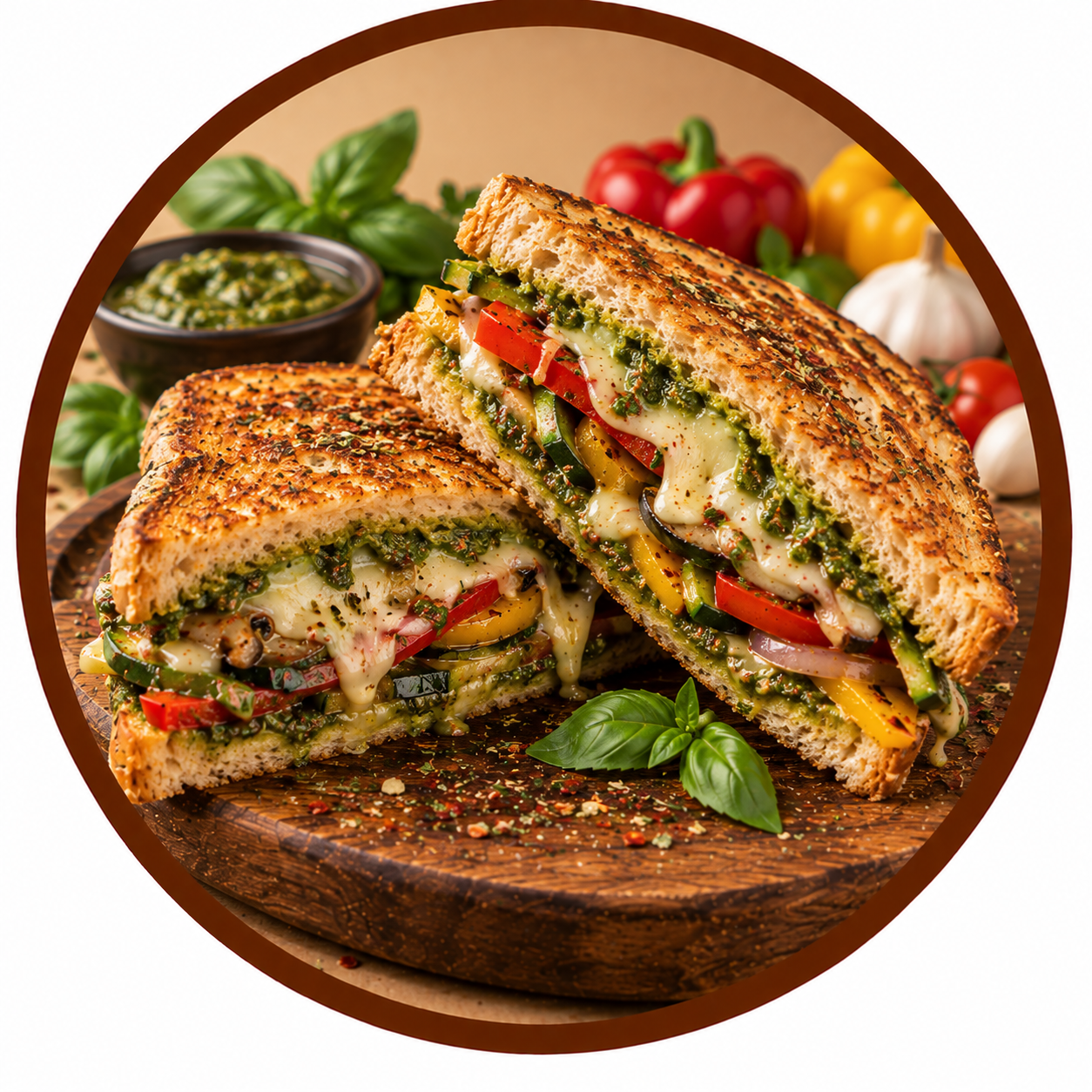 Pesto Sandwich-Veg
