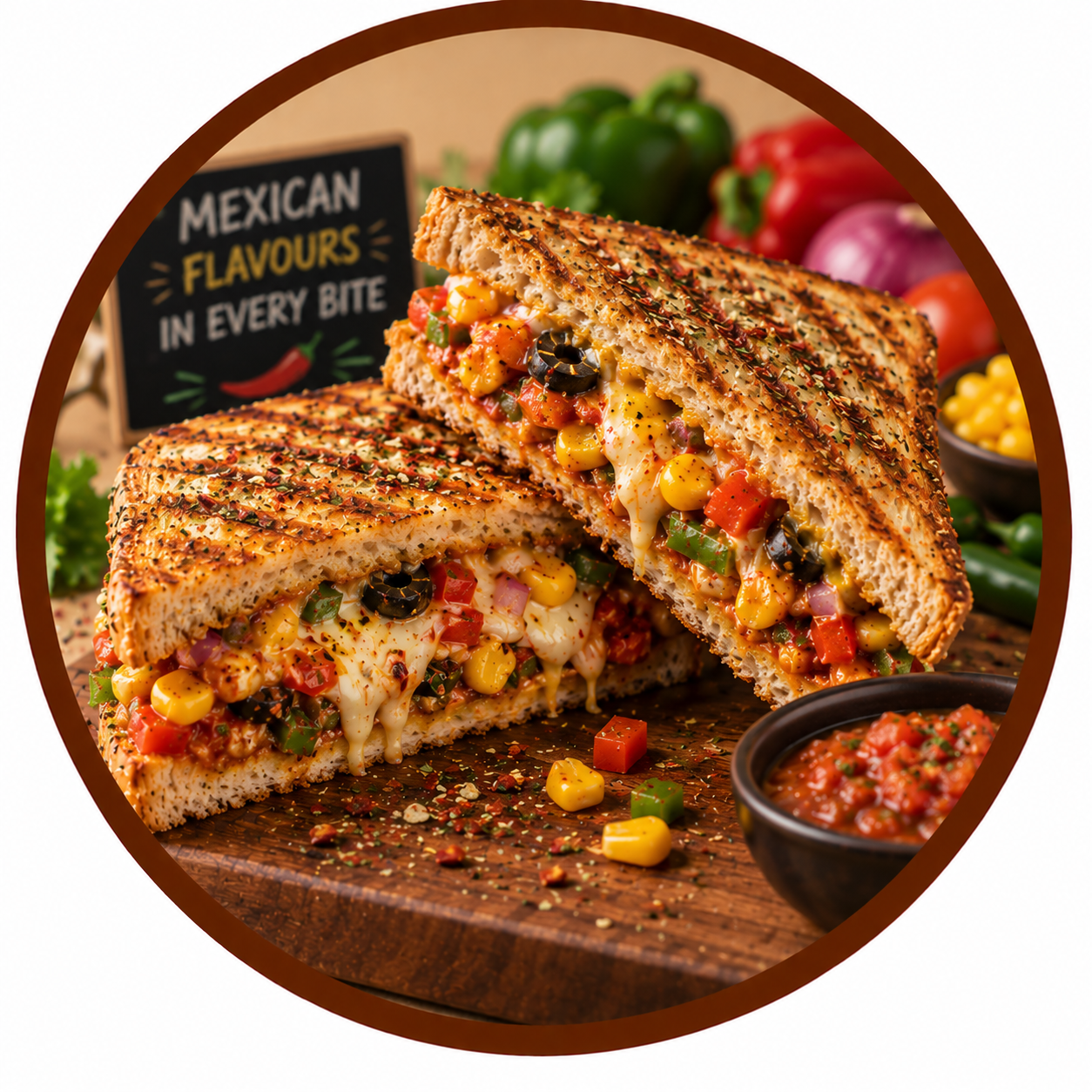 Mexican Sandwich-Veg